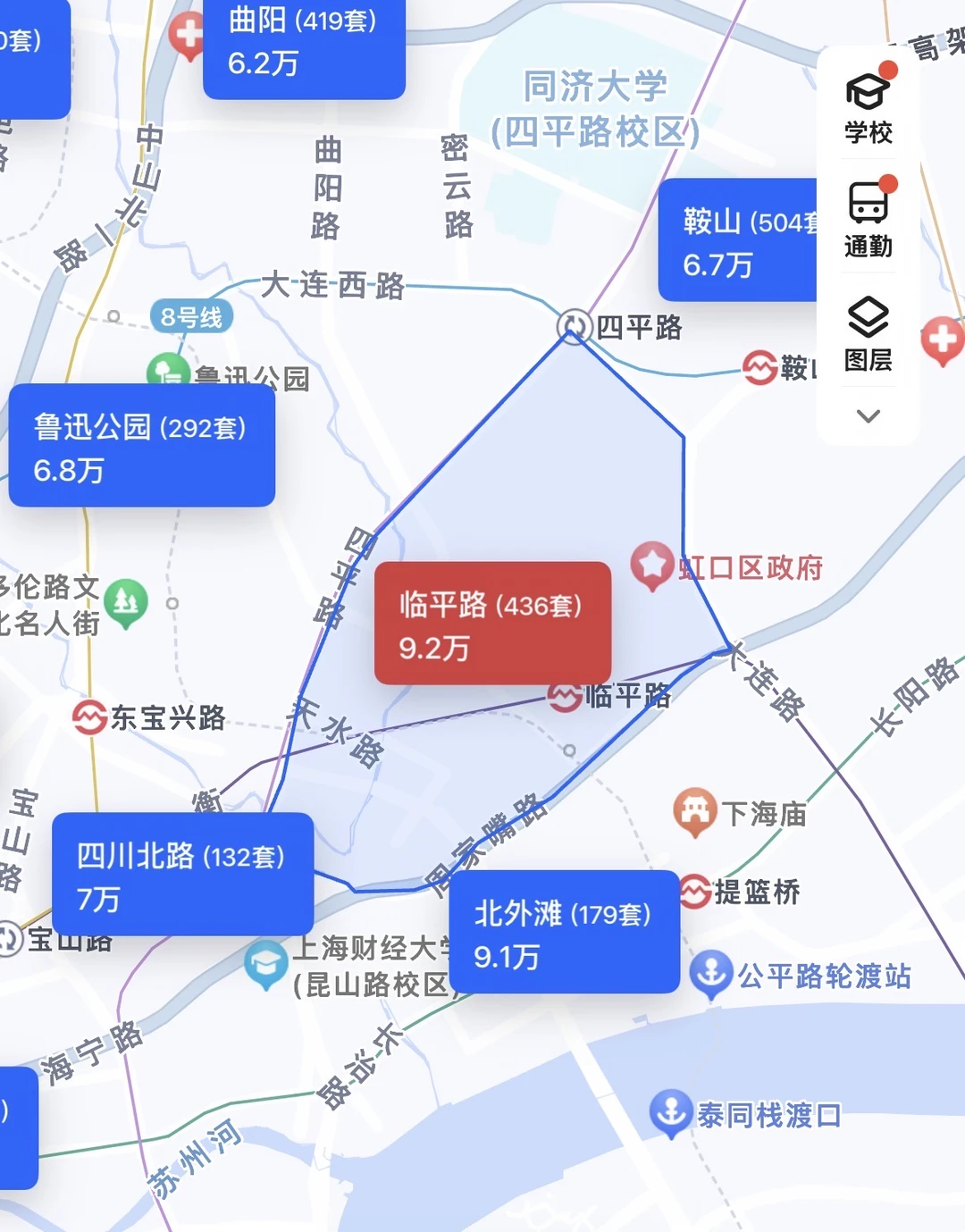 虹口区老破小板块排位原笔记配图 3