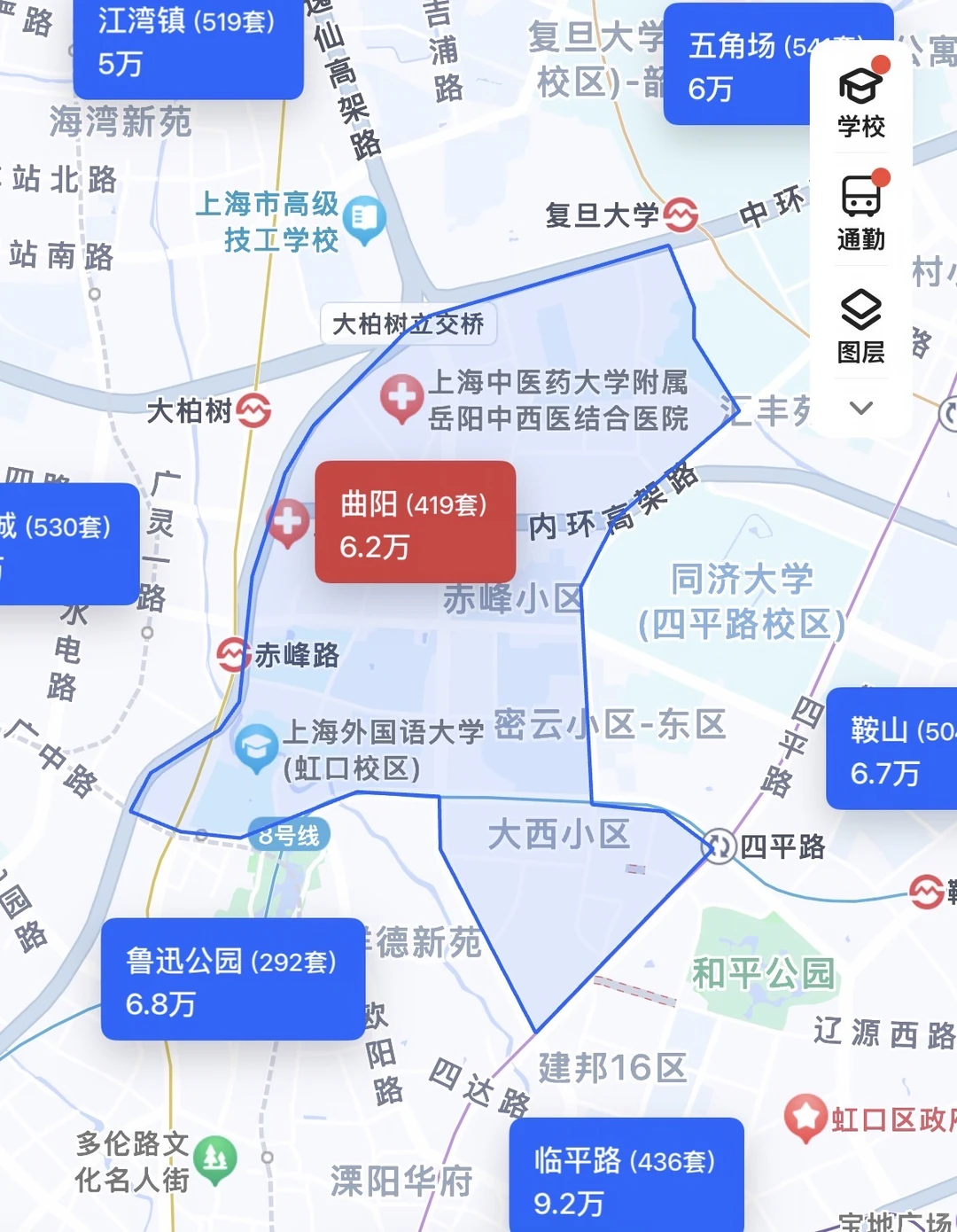 虹口区老破小板块排位原笔记配图 6
